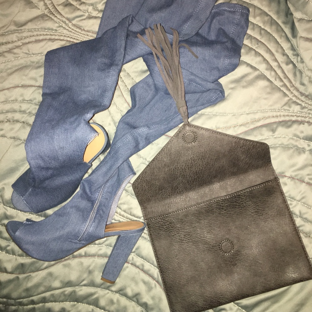 Brand New Boots and Purse